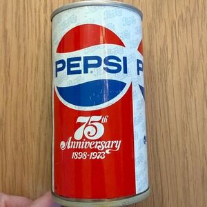 Pepsi 75th Anniversary 1898-1973 Can Radio Music Box Vintage Commemorative Works